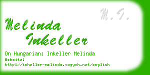 melinda inkeller business card